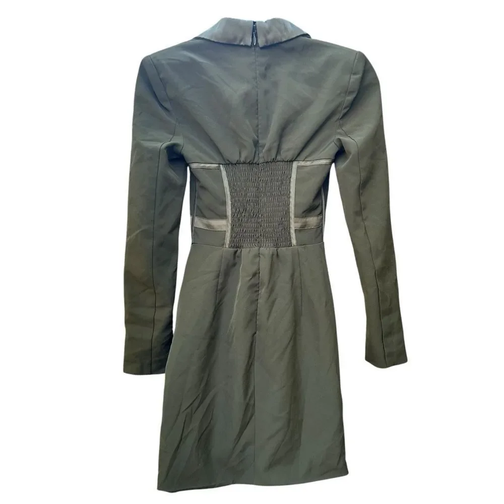Lavish Alice Khaki Corset Mini Dress Size US 0